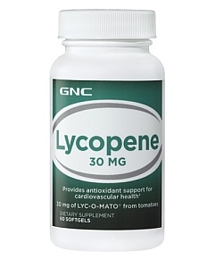 GNC Lycopene, 30 mg, 60 Capsules